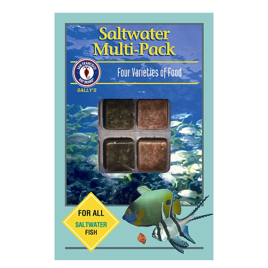 PetSmart San Francisco Bay Brand Saltwater Fish Food Multi-Pack for Marine Aquariums