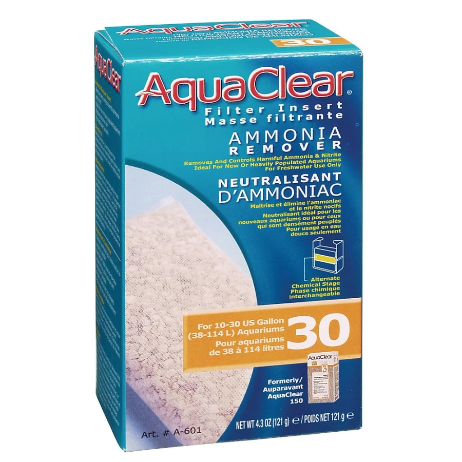 PetSmart Aqua Clear Ammonia Remover Filter Insert for Freshwater & Saltwater Aquariums
