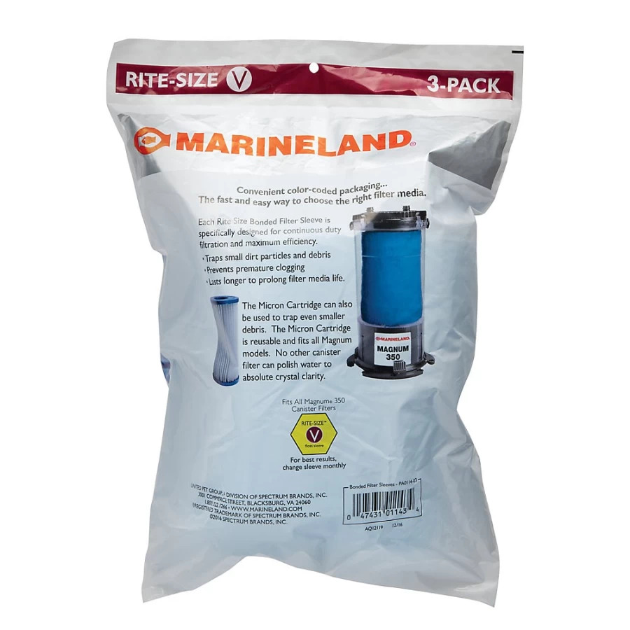 PetSmart Marineland Rite-Size Filter Sleeve Replacement for Aquarium Filters