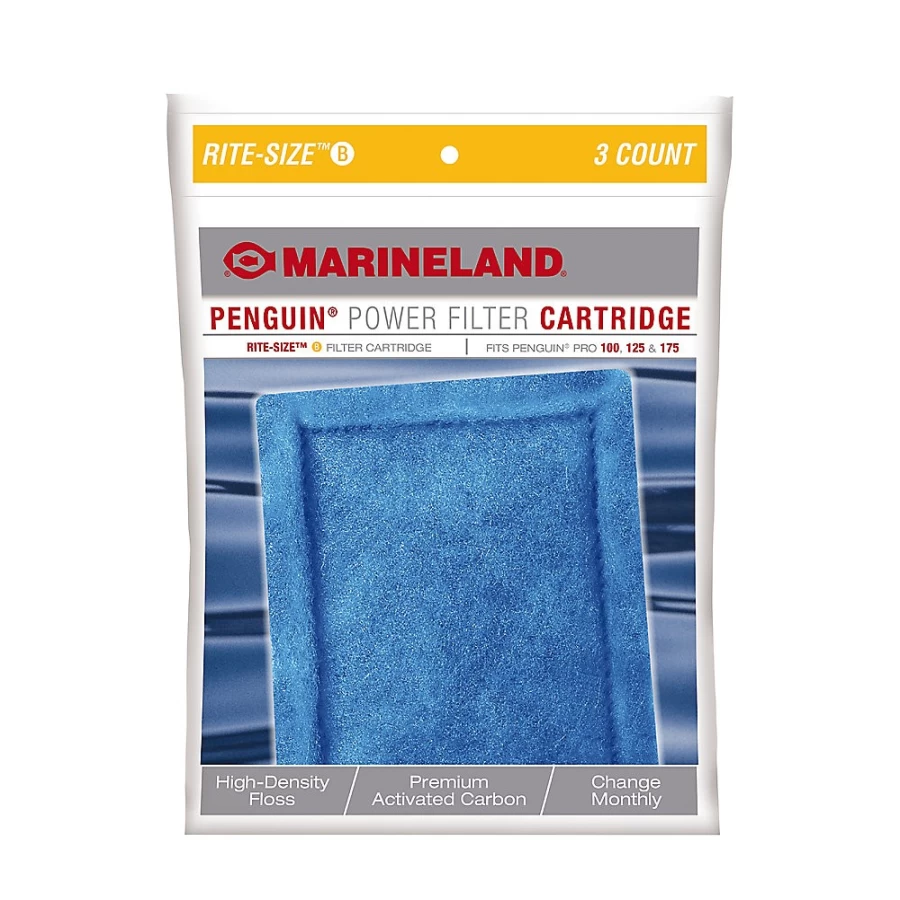 PetSmart Marineland Penguin Power Filter Cartridges - Size B Replacement for Optimal Aquarium Filtration