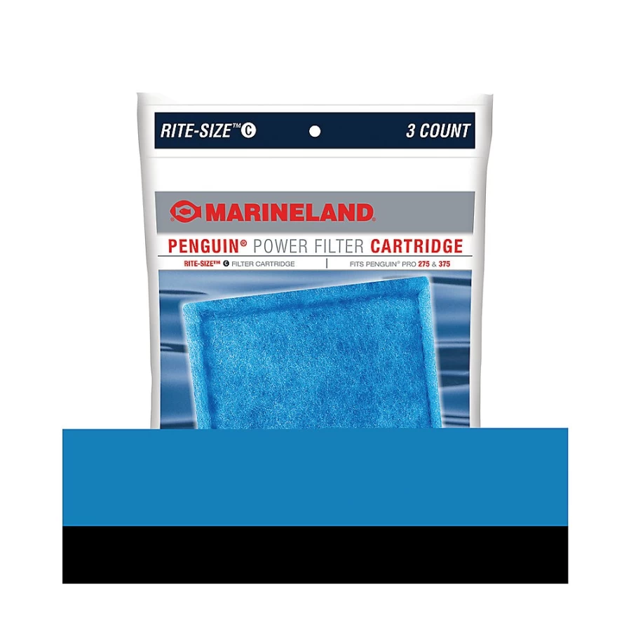 PetSmart Marineland Penguin Power Filter Cartridges, Size C, Replacement for Rite-Temp Aquarium Filters