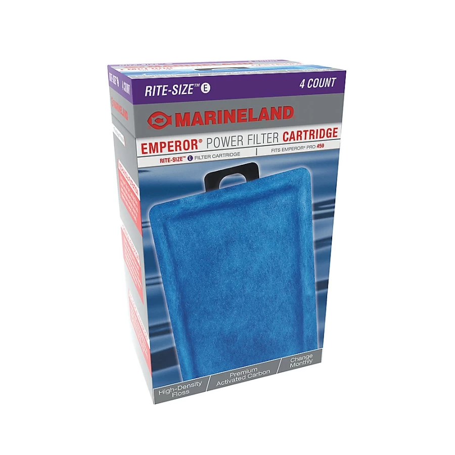 PetSmart Marineland Emperor Power Filter Cartridge - Rite Size for Aquarium Filtration
