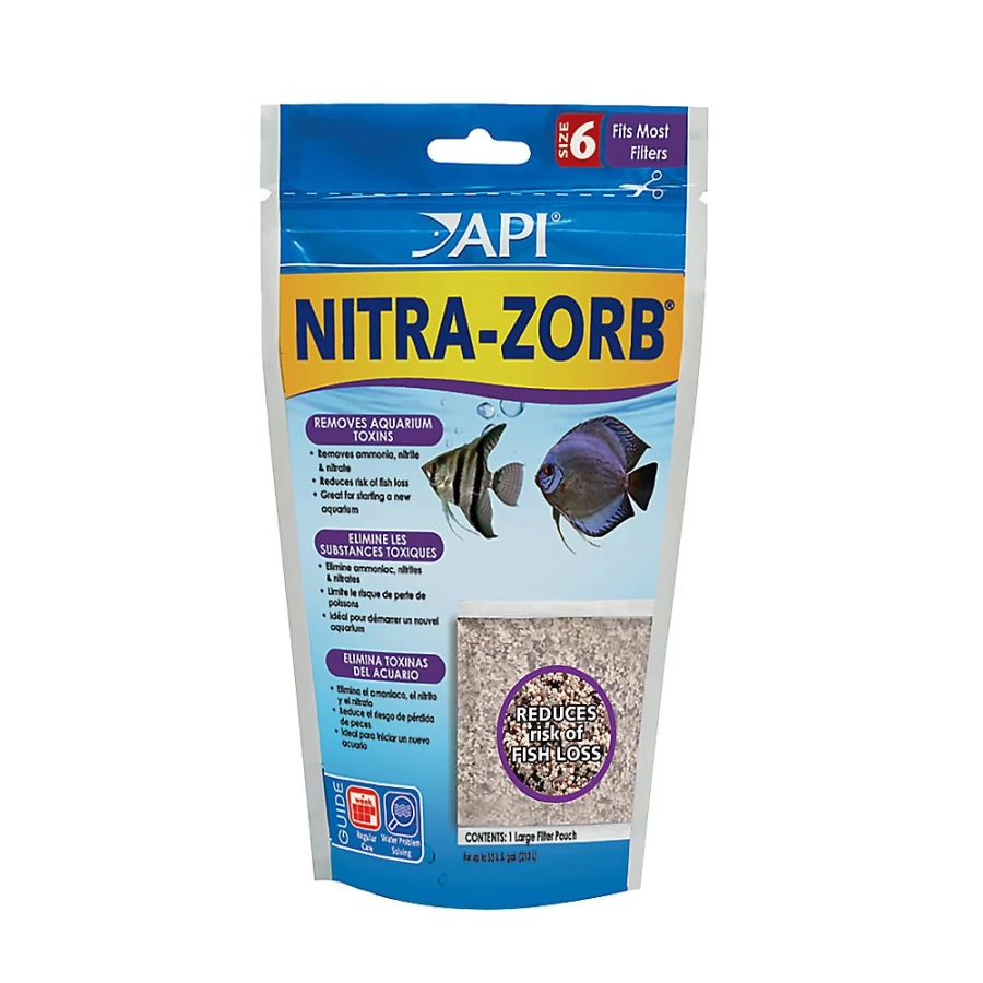 PetSmart API Nitra-Zorb Premium Aquarium Filter Media for Superior Water Clarity & Nitrate Control