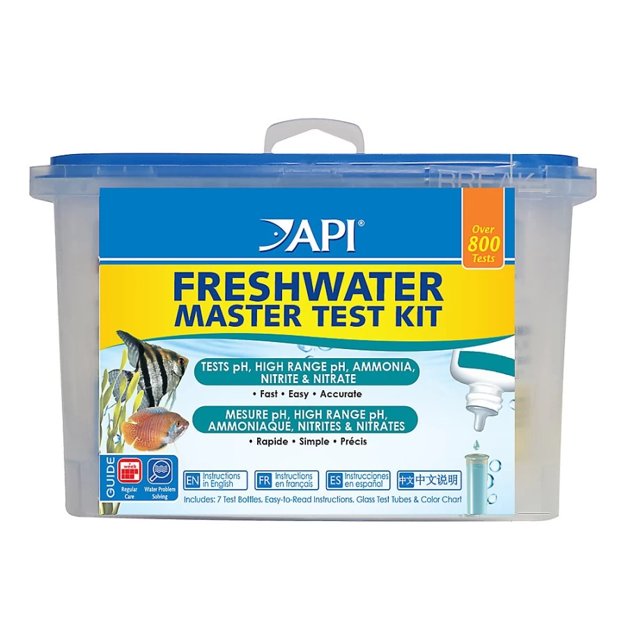 PetSmart API Freshwater Aquarium Test Kit - Accurate Water Quality Testing for Fish Tanks