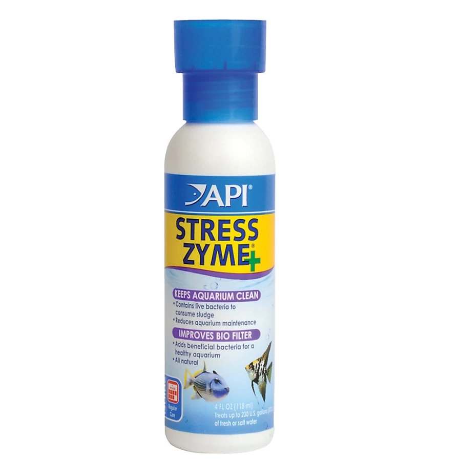 PetSmart API Stress Zyme Aquarium Water Conditioner for Fish Tank Stress Relief & Water Treatment