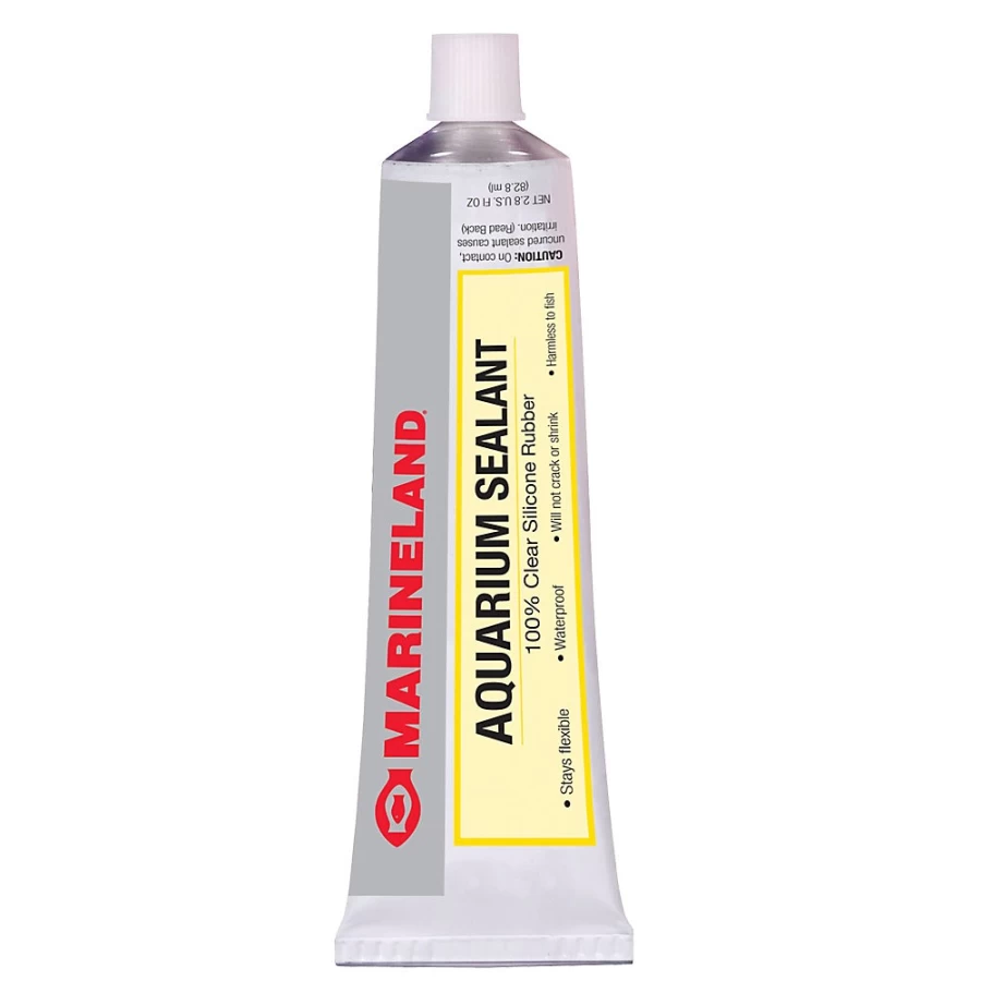 PetSmart Marineland 100% Silicone Aquarium Sealant for Fish Tank Repair & Leak Proofing
