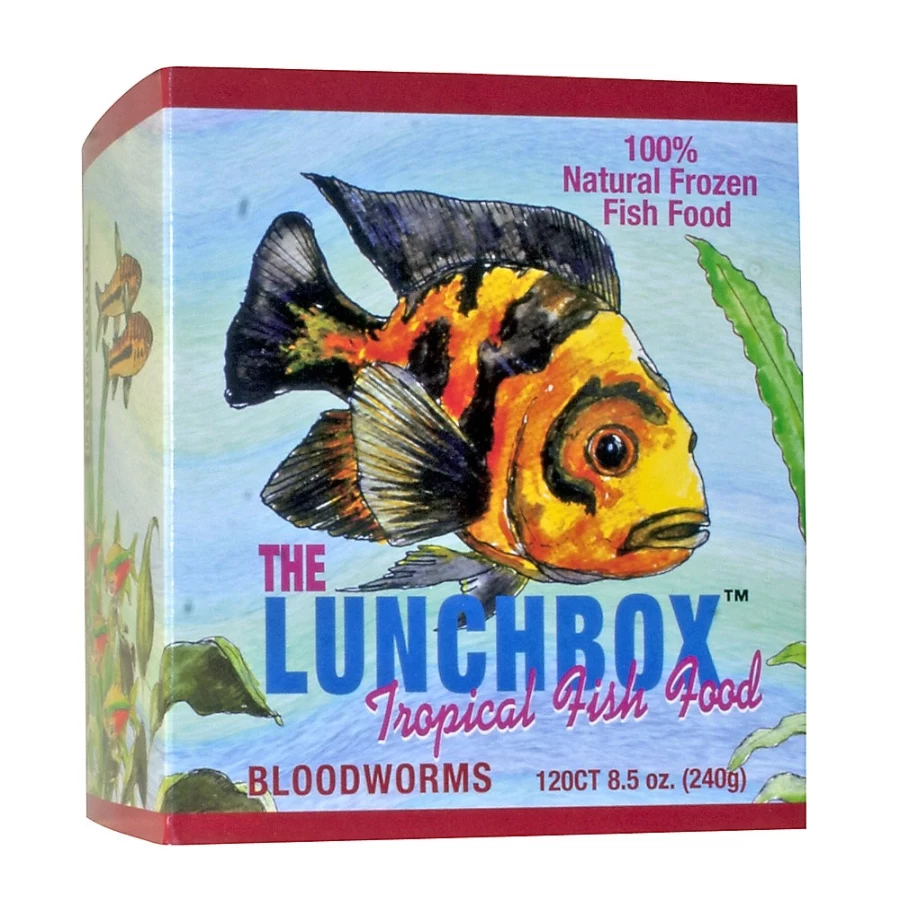 PetSmart Frozen Bloodworms for Tropical Fish - San Francisco Bay Brand Lunchboxtrade Aquatic Food