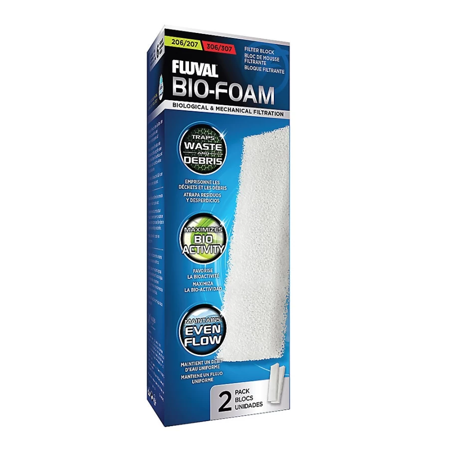 Fluval 204-305 Canister Filter Replacement Foam Blocks for Aquarium - PetSmart