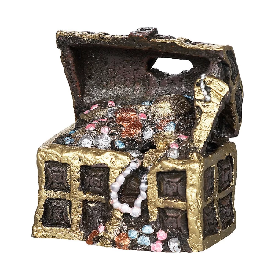 PetSmart Top Fin Treasure Chest Aquarium Decoration for Fish Tank