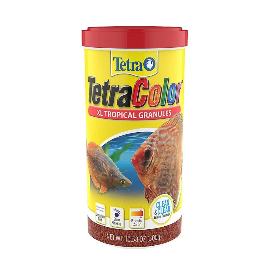 PetSmart TetraColor Tropical Granules - Premium Color Enhancing Fish Food for Tropical Fish