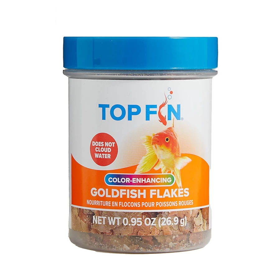 PetSmart Top Fin Premium Goldfish Flakes – Nutritious Fish Food for Healthy Goldfish