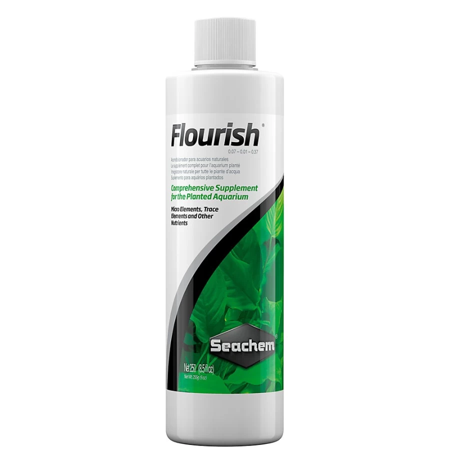 "PetSmart Seachem Flourish Freshwater Aquarium Plant Supplement – Comprehensive Nutrient Solution for Aquatic Plants"