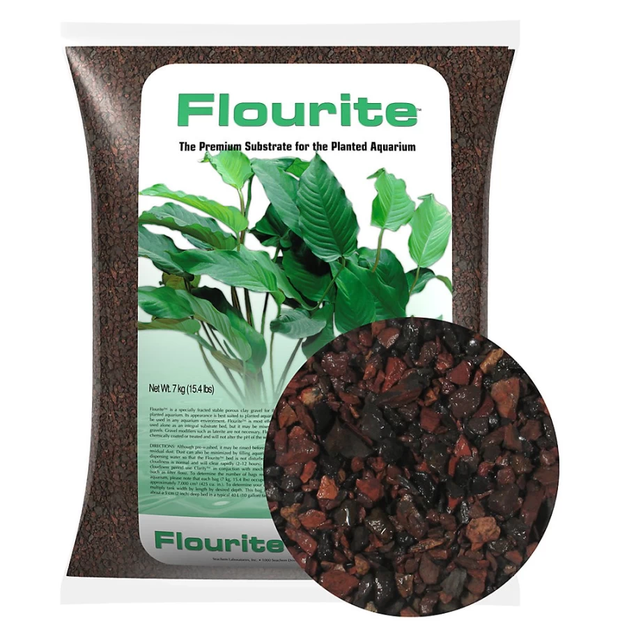 PetSmart Seachem Flourite Natural Gravel - Planted Aquarium Substrate for Healthy Root Growth