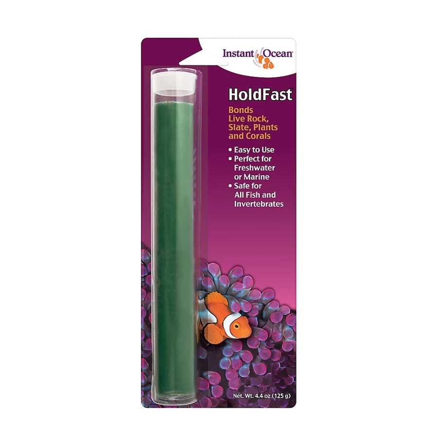 PetSmart Instant Ocean Hold Fast Aquarium Epoxy Bond Stick for Coral Frags & Rock