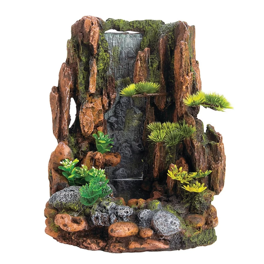 PetSmart Top Fin Mountain Cliff Waterfall Decoration for Aquarium Landscaping