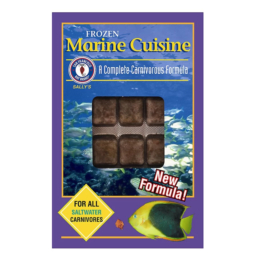 PetSmart San Francisco Bay Brand Frozen Marine Cuisine Fish Food for Saltwater Aquariums