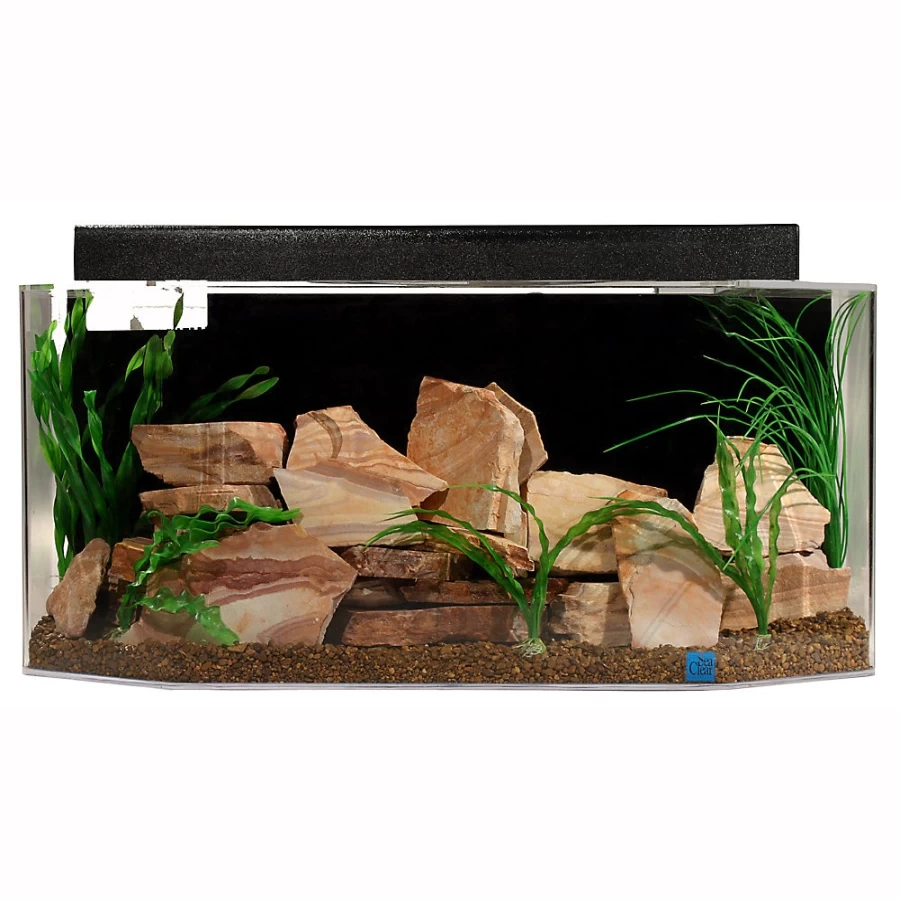PetSmart SeaClear 26 Gallon Hexagon Aquarium System ll - Premium Hex Fish Tank for Home or Office