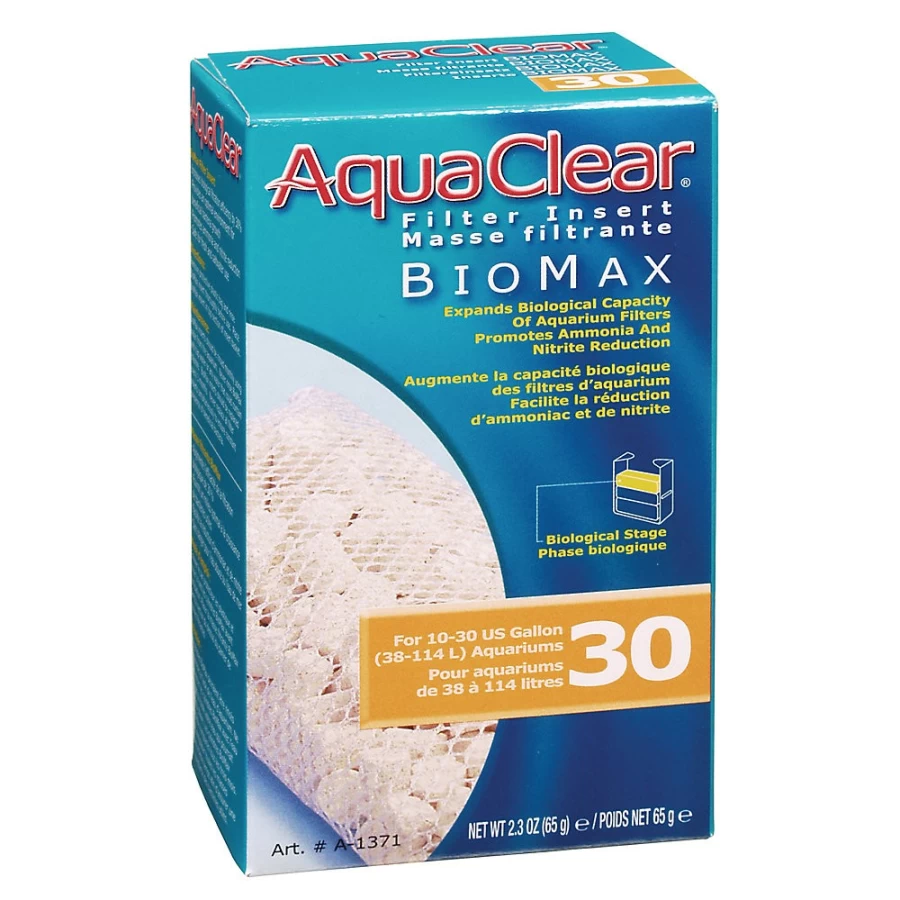 PetSmart Aqua Clear 30 Bio Max Filter Cartridge – Replacement Filter Insert for Aquariums