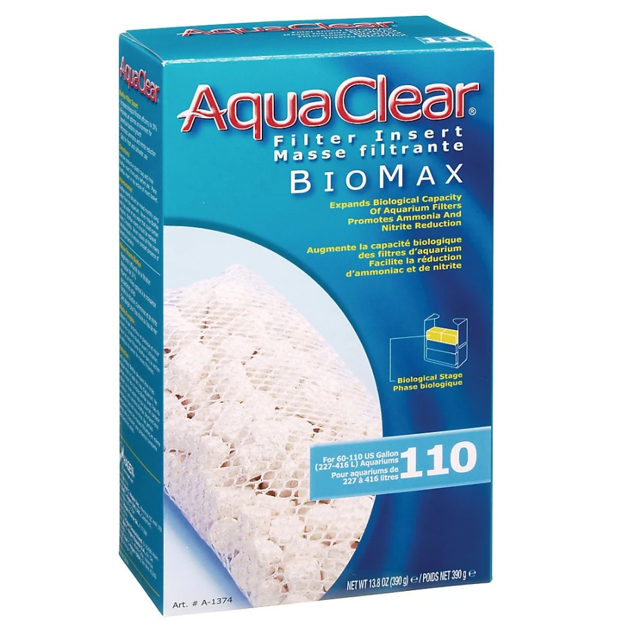 PetSmart Aqua Clear 110 Bio Max Filter Insert – High-Efficiency Aquarium Filter Media for Crystal Clear Water