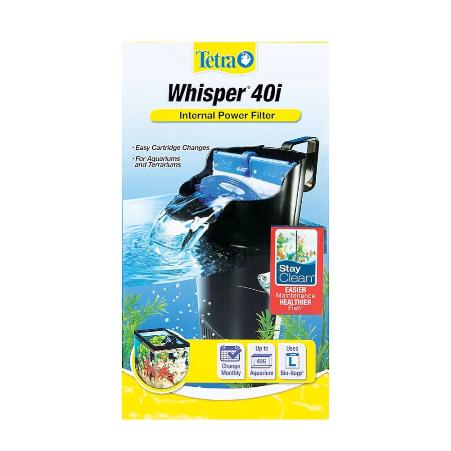 PetSmart Tetra Whisper In-Tank Aquarium Power Filter for Clean and Quiet Water