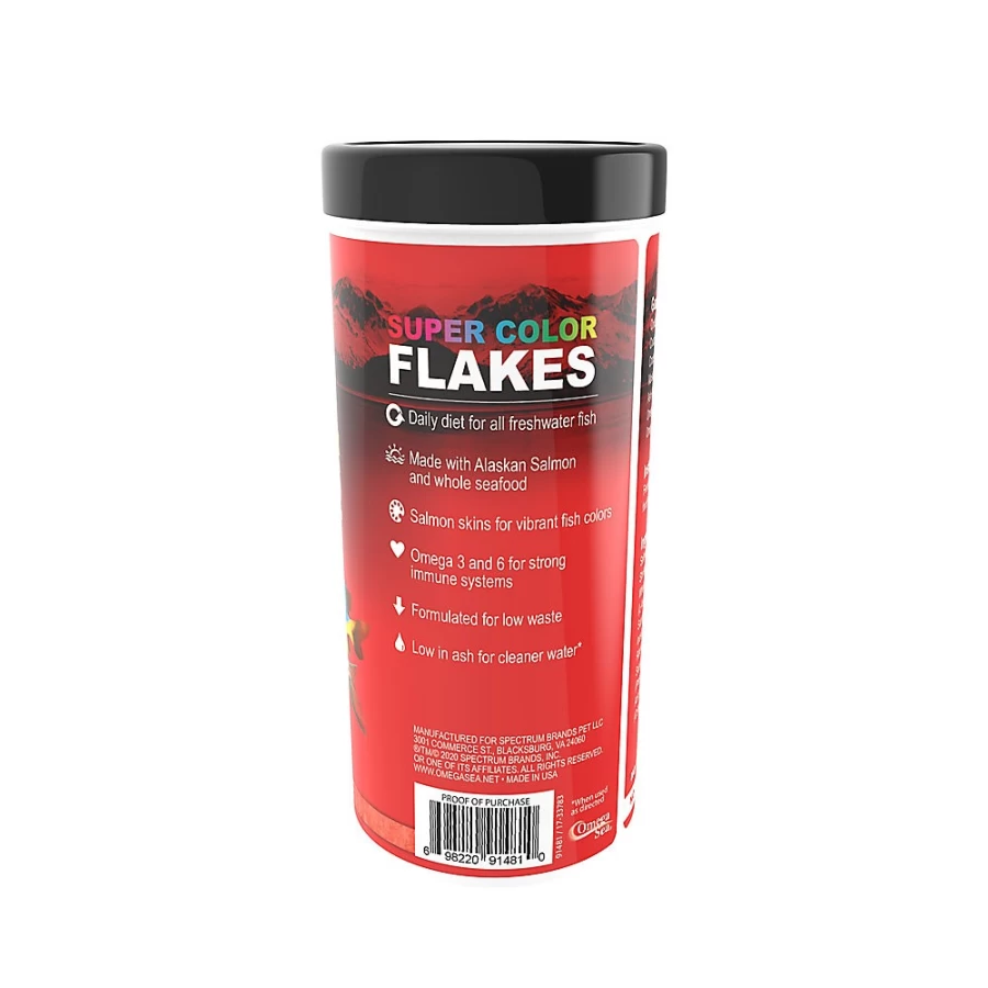 PetSmart OmegaTrade Tropical Fish Food - Super Color Enhancing Flakes for Vibrant Aquarium Fish