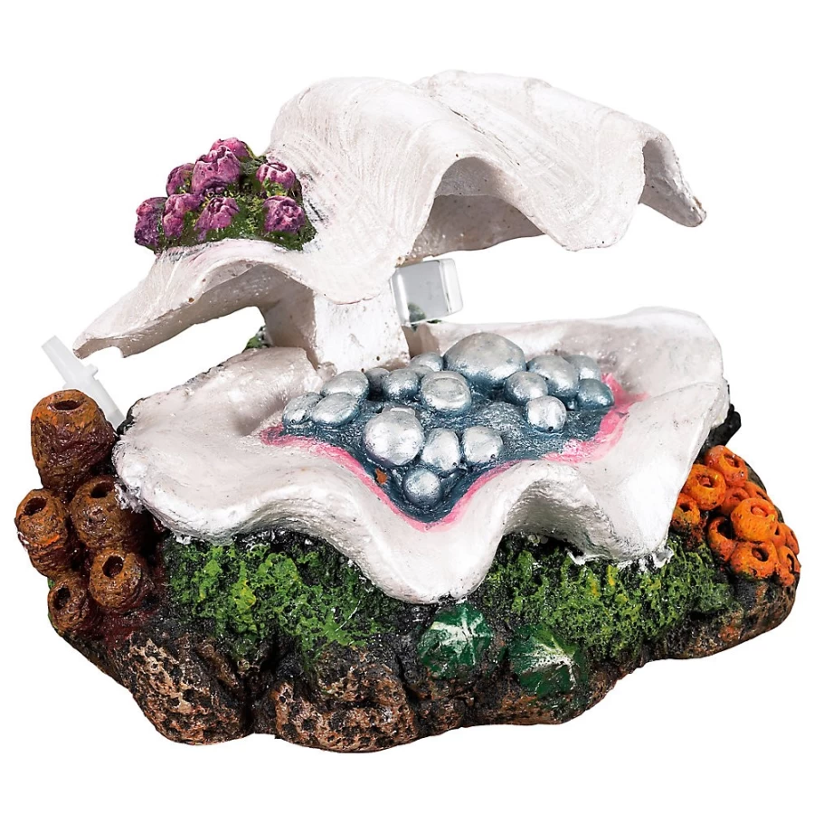 PetSmart Top Fin Clam Shell Aquarium Decoration for Fish Tank