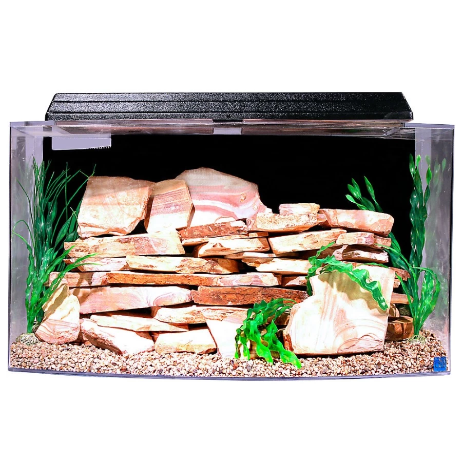 PetSmart SeaClear System II Aquarium Tank – Premium Clear Acrylic Fish Tank for Home or Office