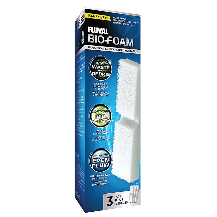 Fluval FX5 High-Performance Aquarium Filter Foam Inserts – Premium Filter Media by PetSmart