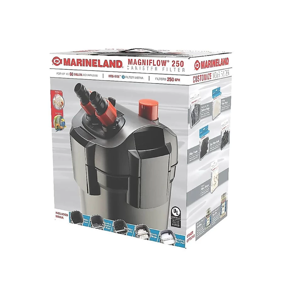 PetSmart Marineland Magniflow C220 Canister Filter for Aquariums Up to 55 Gallons – High-Efficiency Filtration System