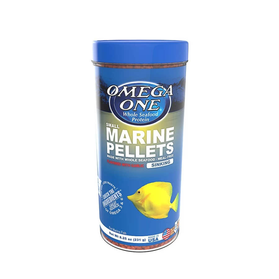 PetSmart OmegaTrade Marine Garlic Pellets for Fish - High Protein Aquatic Food