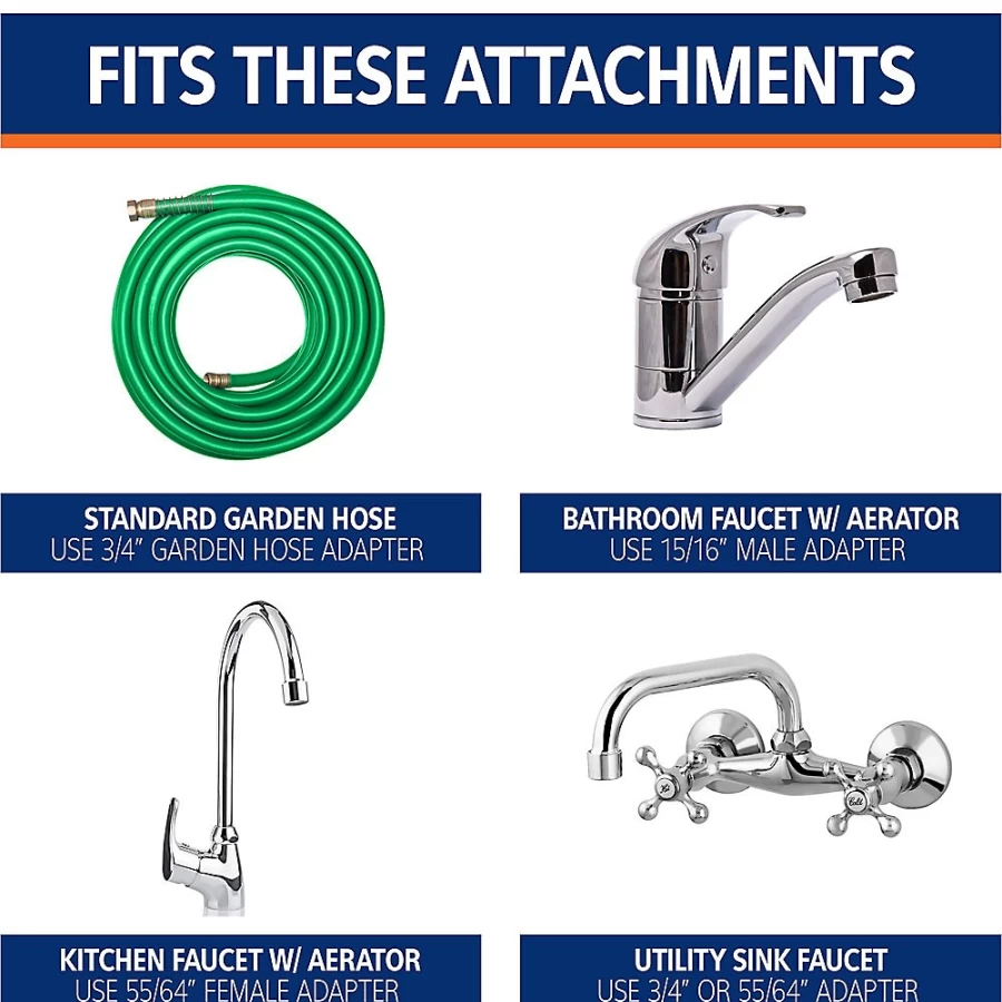 PetSmart Aqueon Universal Faucet Adapter for Aquariums – Easy-Connect Water Change Tool