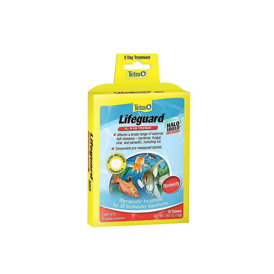 PetSmart Tetra Aquarium Lifeguard Halo Shield - All-in-One Fish Tank Water Treatment for Healthy Fish