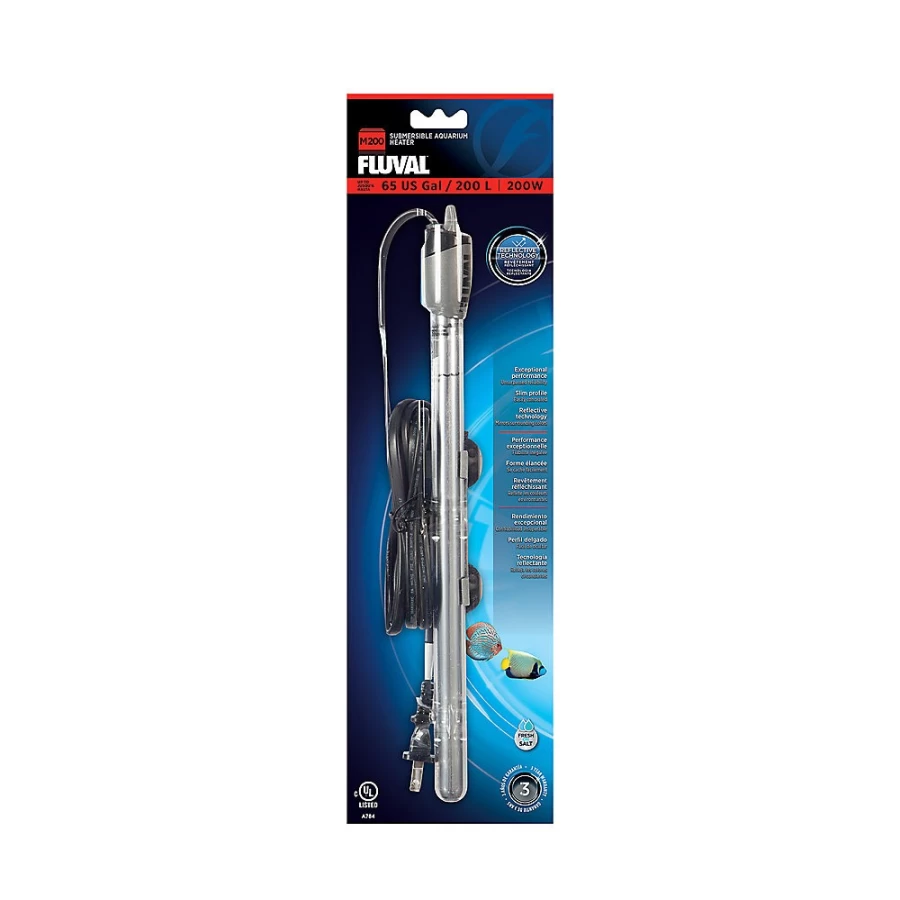 PetSmart Fluval Submersible Aquarium Heater - Reliable Water Heater for Fish Tanks