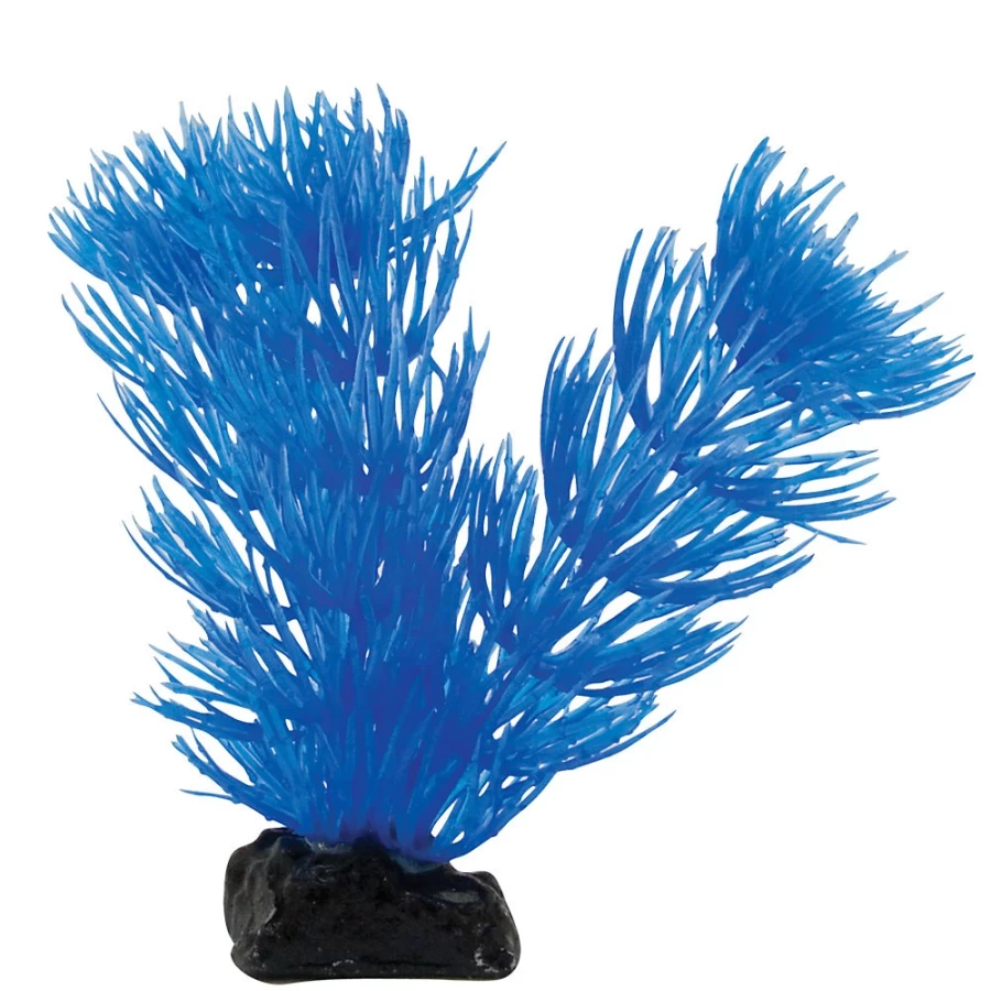 PetSmart Top Fin Mini Needle Artificial Aquarium Plant - 4 Inch Small Silk Decor for Fish Tanks