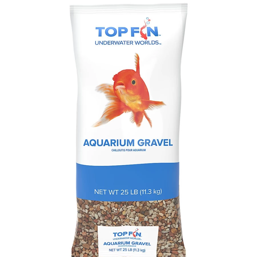 PetSmart Top Fin Premium Brown & White Aquarium Gravel for Fish Tanks