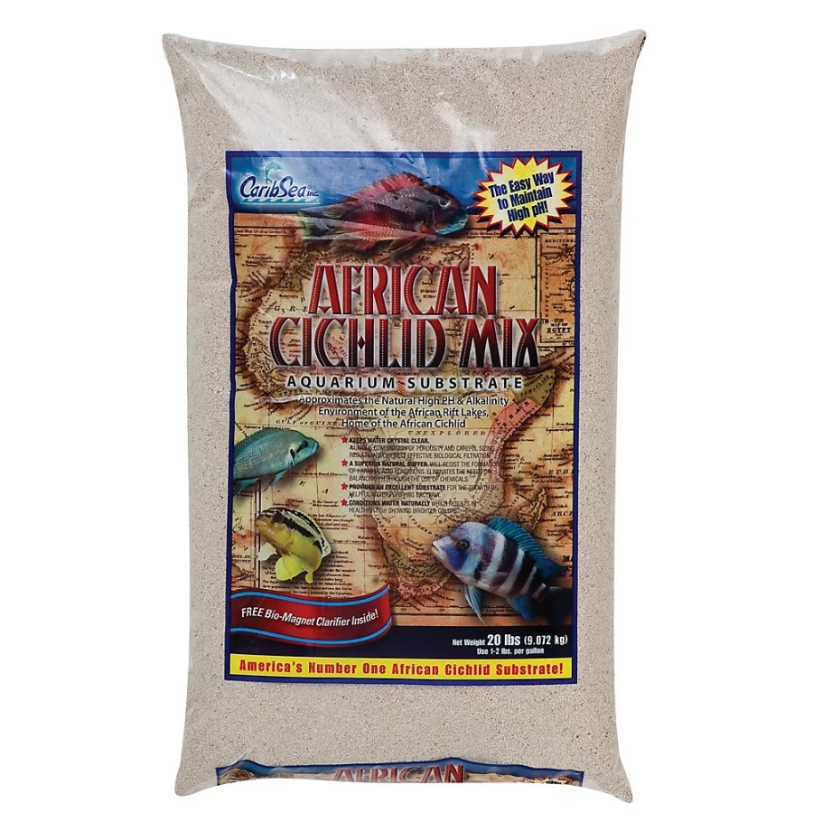 PetSmart CaribSea African Cichlid Mix - Natural Aquarium Substrate for Cichlid Tanks