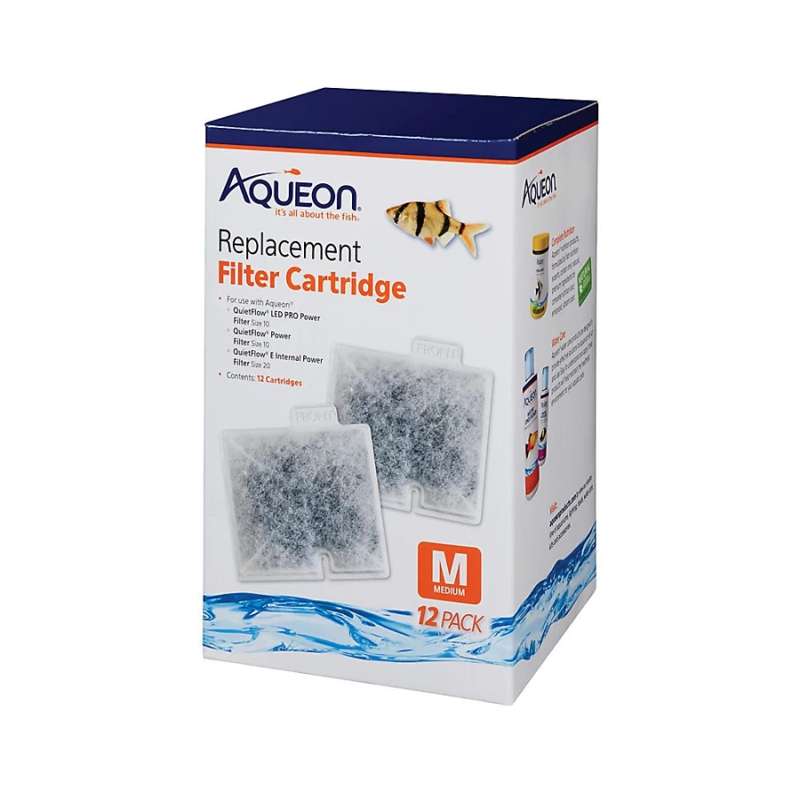PetSmart Aqueon Power Filter Cartridges for Aquariums – Replacement Filter Media