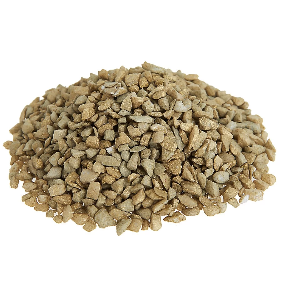 PetSmart Top Fin Gold Pebble Aquarium Decor - Natural Stone Fish Tank Decoration