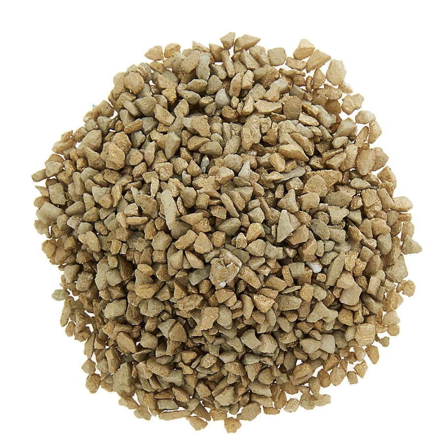 PetSmart Top Fin Gold Pebble Aquarium Decor - Natural Stone Fish Tank Decoration