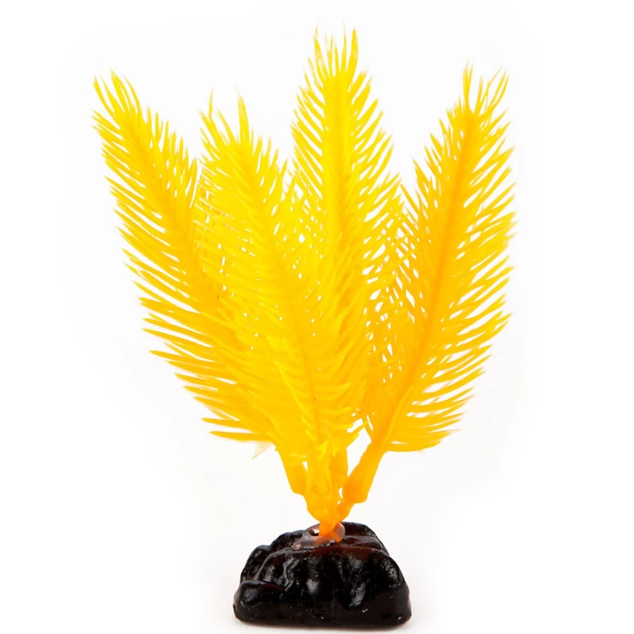 PetSmart Top Fin 4-Inch Artificial Aquarium Hair Grass Plant for Fish Tanks
