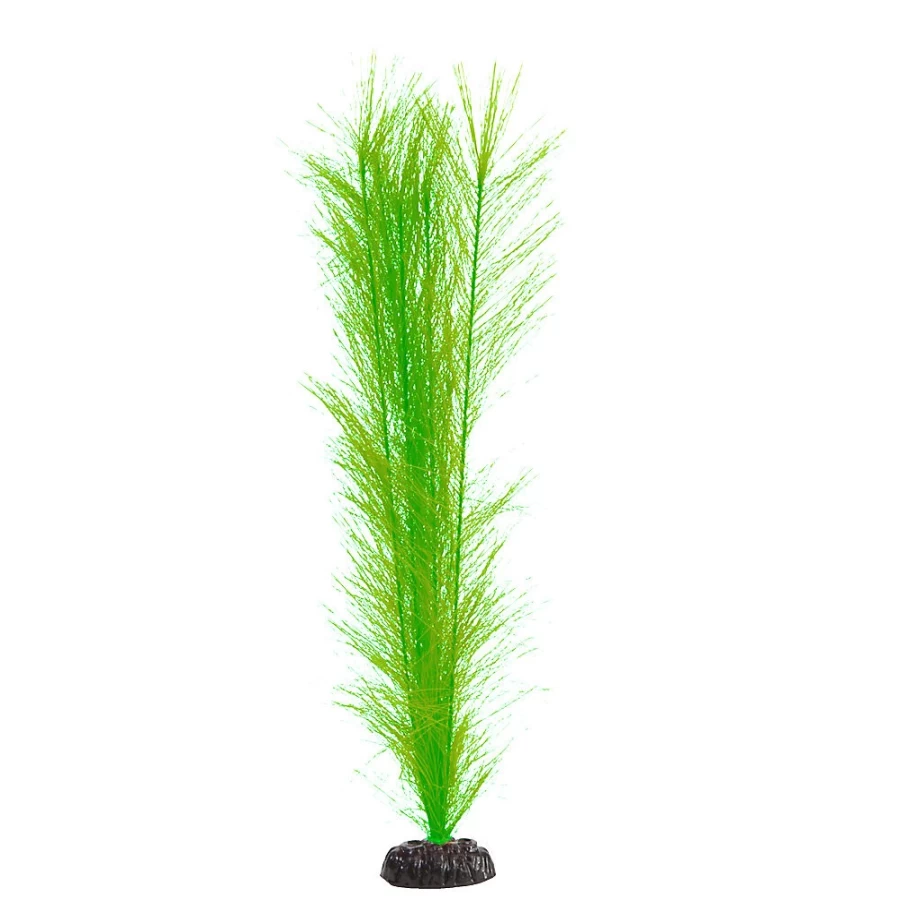 PetSmart Top Fin Artificial Fir Hair Aquarium Plant - 12 Inch Realistic Fish Tank Decor