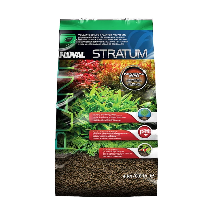 Fluval Plant Stratum for Aquarium - Nutrient-Rich Substrate for Healthy Plants | PetSmart
