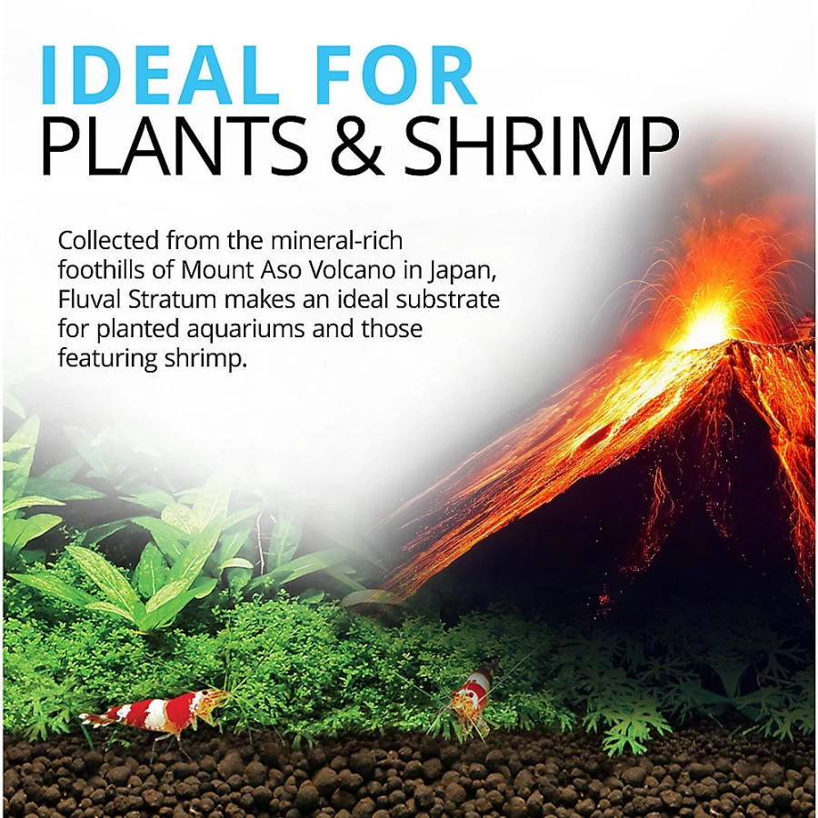 Fluval Plant Stratum for Aquarium - Nutrient-Rich Substrate for Healthy Plants | PetSmart