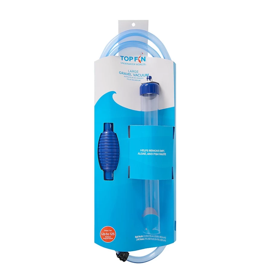 PetSmart Top Fin Gravel Vacuum Cleaner for Aquariums – Efficient Water Change and Debris Removal Tool