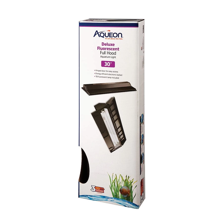 PetSmart Aqueon Fluorescent Deluxe Full Hood for Aquarium Tank Lighting