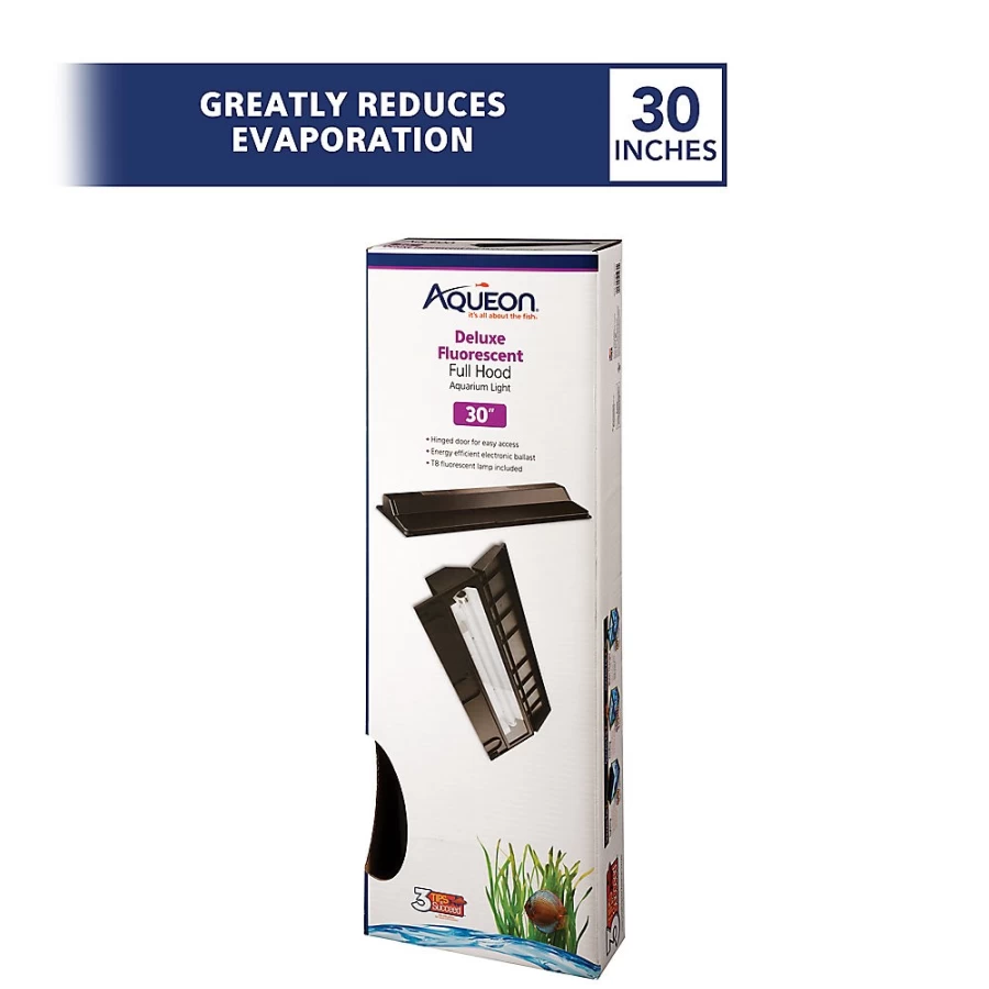 PetSmart Aqueon Fluorescent Deluxe Full Hood for Aquarium Tank Lighting