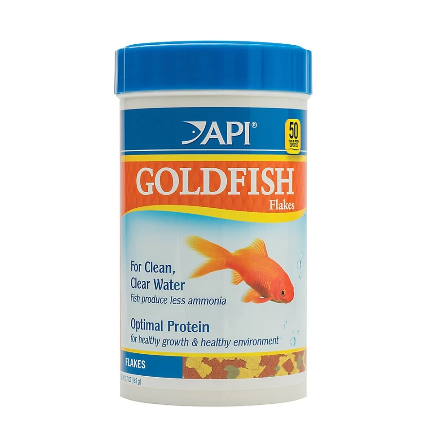 PetSmart API Goldfish Flakes - Premium Fish Food for All Goldfish Varieties