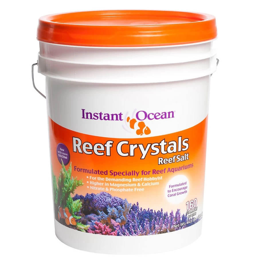 PetSmart Instant Ocean Reef Crystals - Premium Aquarium Salt for Coral Reef Tanks