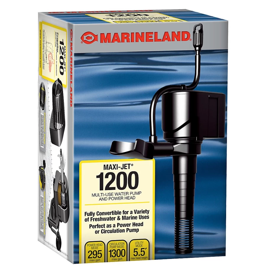 PetSmart Marineland Maxi-Jet 1200 Aquarium Water Pump & Powerhead – High-Performance Fish Tank Pump for Freshwater & Saltwater