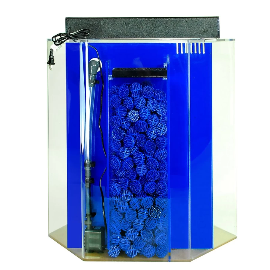 PetSmart Clear-For-Life 35 Gallon Hexagonal Fish Tank with Clear Acrylic Design